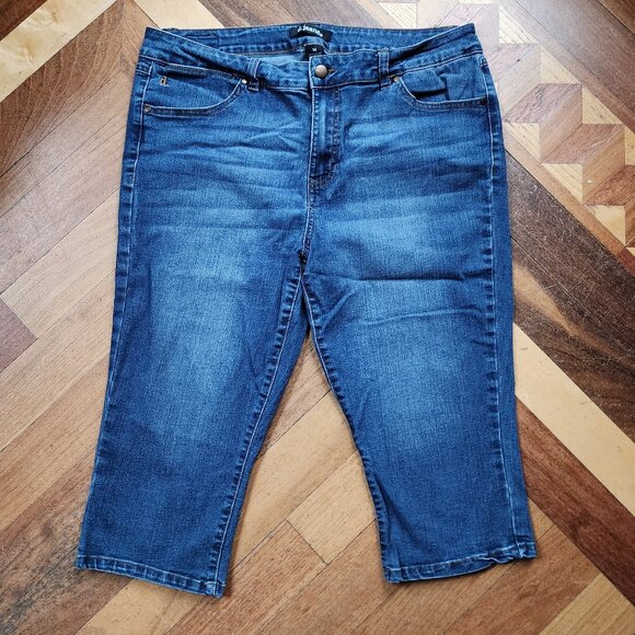 D. Jeans Cropped Pedal Pusher Jeans Size 14 - Picture 1 of 11